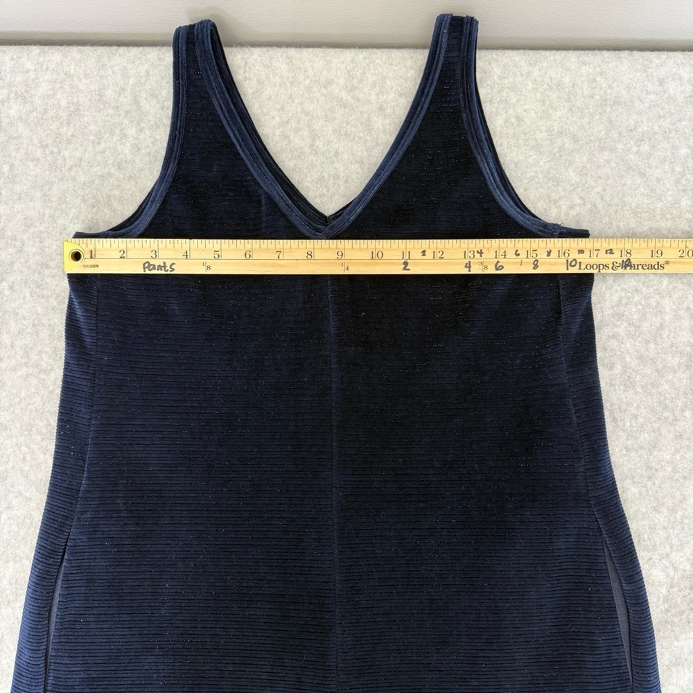 SMASH + TESS Tuesday Wide Leg Velvet Romper in Sparkle Navy size Small - Picture 10 of 14
